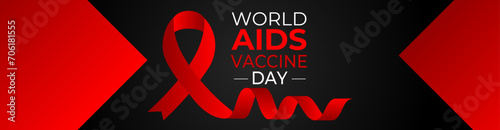 World AIDS Vaccine Day. AIDS Vaccine Concept. International World Aids Vaccine Day 18th May awareness poster design. Template for background, banner, card, poster, HBV, Vaccine. vector illustration