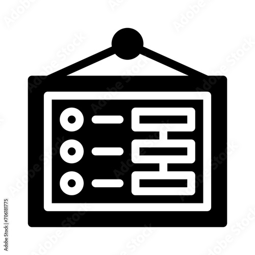 story board glyph icon