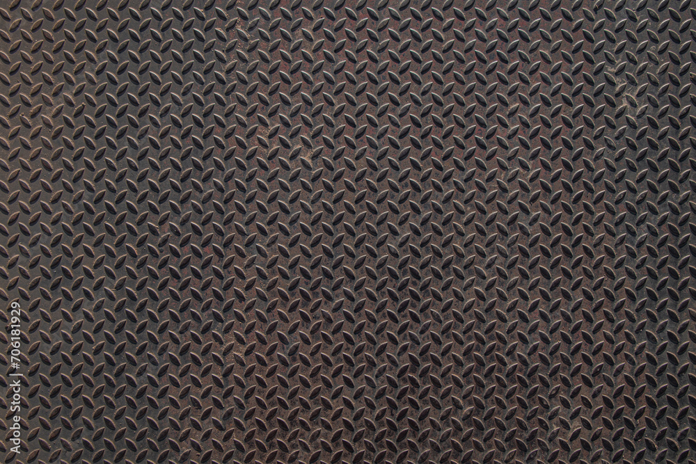 Black iron texture surface background.