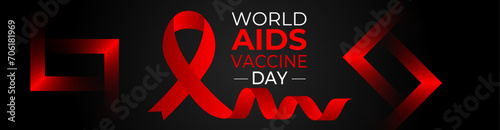 World AIDS Vaccine Day. AIDS Vaccine Concept. International World Aids Vaccine Day 18th May awareness poster design. Template for background, banner, card, poster, HBV, Vaccine. vector illustration