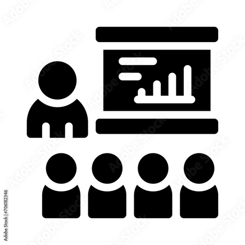 presentation glyph icon