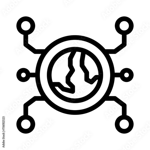 monitoring line icon