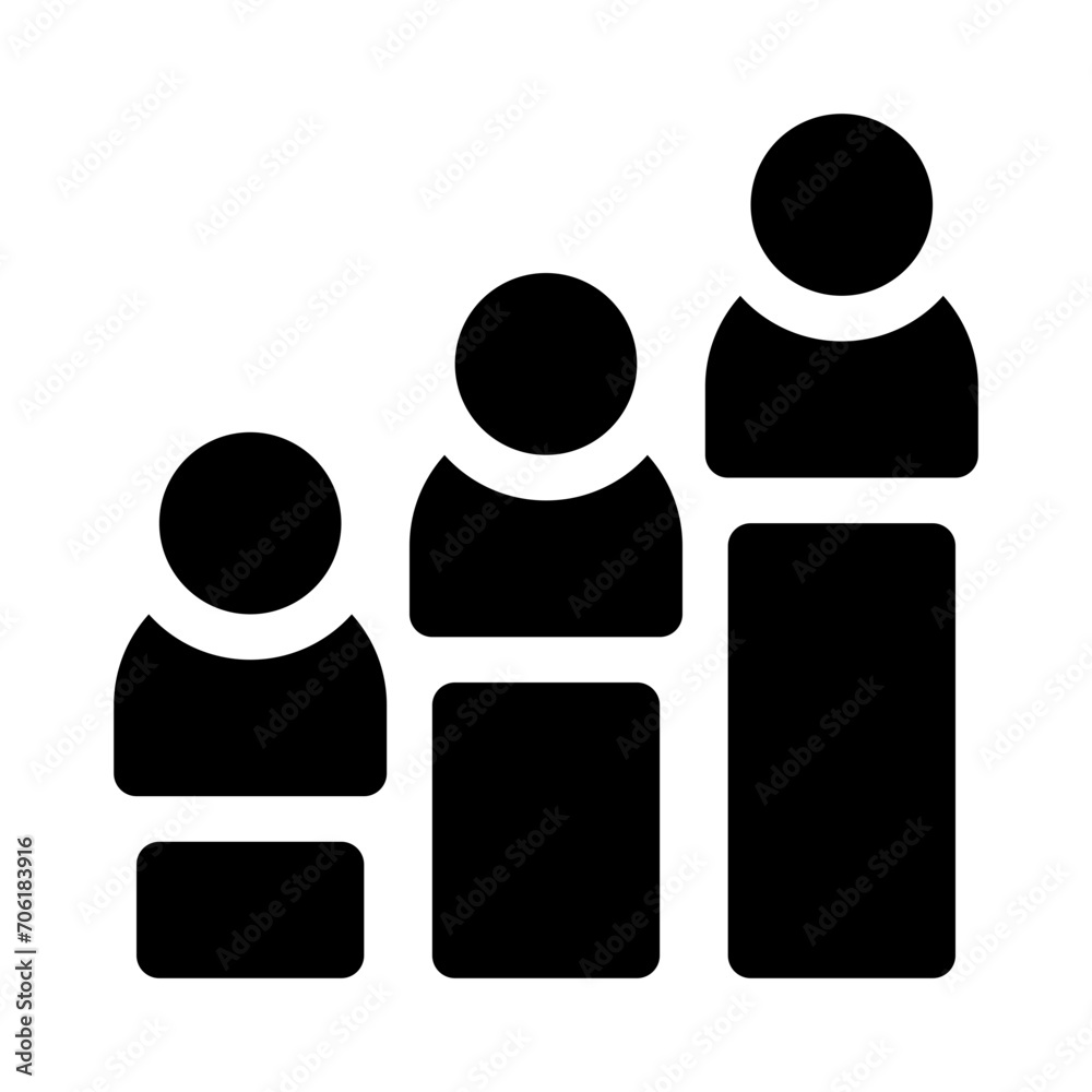 leadership glyph icon leadership glyph icon