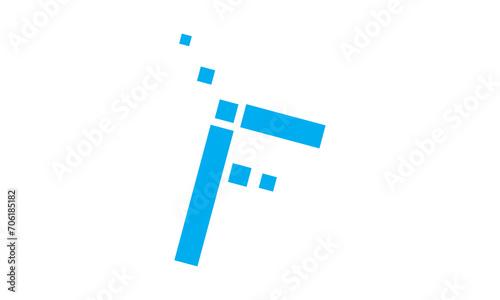 Letter F Digital Logo
