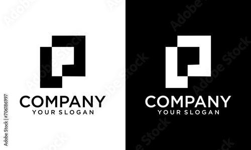 LP letter logo design on luxury background. PL monogram initials letter logo concept.
