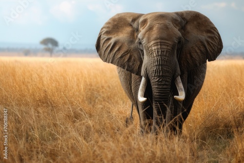 Elephant background . 