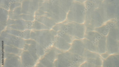 Background sea water, water surface and ripple water, surface transparent In the morning. Slow motion