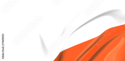 Polish flag. Poland flag. F...