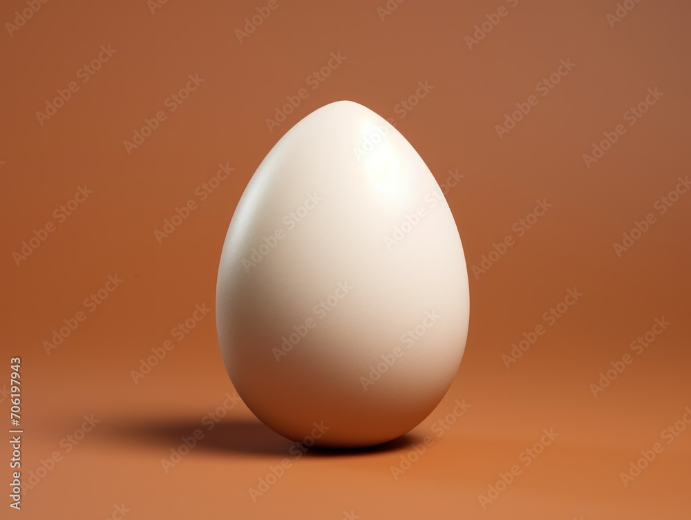 Minimalistic Easter egg. 3d style imitation. Minimalistic Easter egg. 3d style imitation.