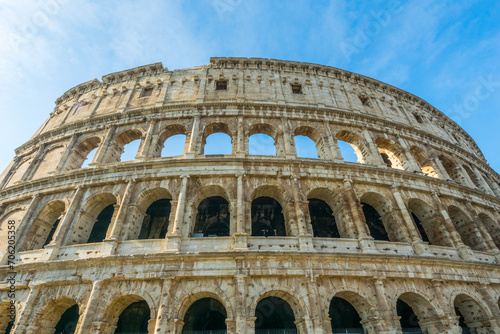 Photography Roman Colosseum in Rome, Italy