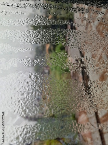 Принти на полотні Raindrop background for sleeping, meditating, reading, or simply finding your calm inner peace during yoga