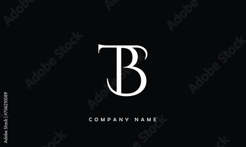 BT, TB, B, T Abstract Letters Logo Monogram
