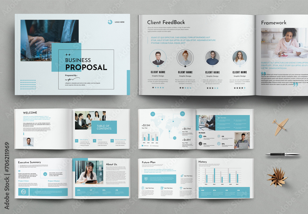 Proposal Stock Business Proposal Stock Template | Adobe Stock