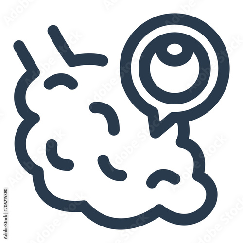 Female Reproductive Ovaries Vector Icon Illustration