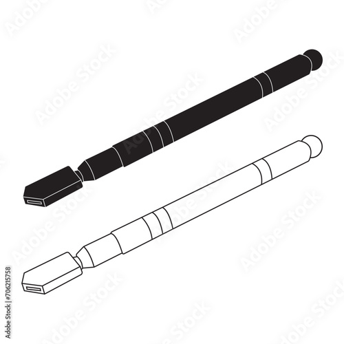 Glass cutter icon