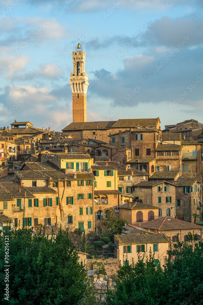 Fototapeta premium Medieval city of Siena, Italy