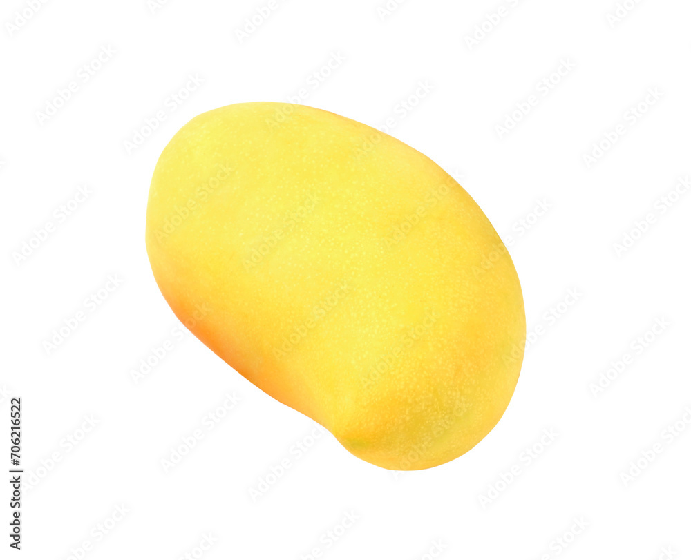 Fresh yellow mango on transparent png Fresh yellow mango on transparent png