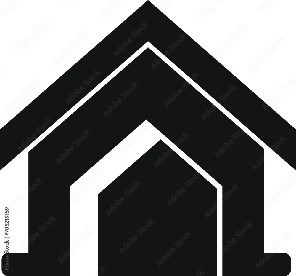 Dog kennel accessory icon simple vector. Canine home. Friend space residence Dog kennel accessory icon simple vector. Canine home. Friend space residence