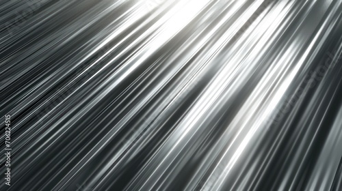  a black and white photo of the sun shining through some thin strips of tinsel on a sheet of tinsel.
