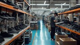 Shoe factory. Light industry