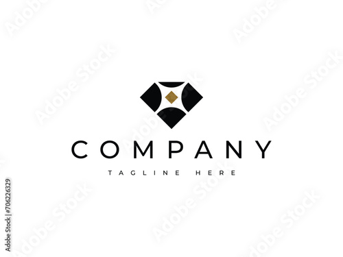 luxury diamond jewelry logo design