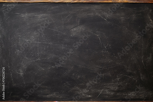 School chalk blackboard textured background photo