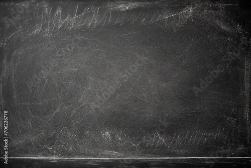 School chalk blackboard textured background photo
