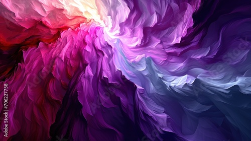  a computer generated image of a multicolored wave of liquid or liquid paint on a black background with a red, white, purple, pink, and blue color scheme.