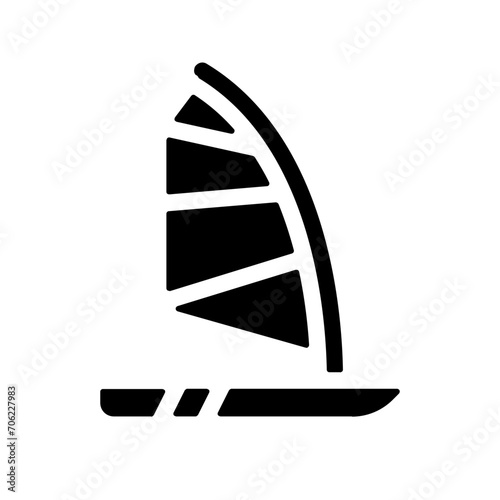 Wind Surfing Icon