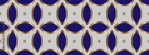 Seamless pattern with symmetric geometric ornament. For your design  Wallpaper  presentation  banner  page cover. 