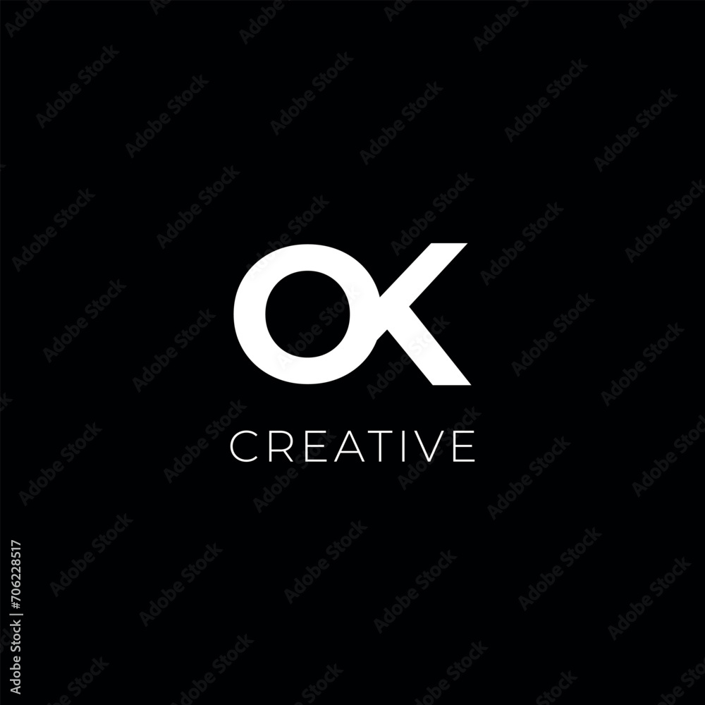 letter OK logo, OK logo design template, Letter OK Logo Design Vector Template.Alphabet letter OK monogram logo, KO icon. letter OK logo, OK logo design template, Letter OK Logo Design Vector Template.Alphabet letter OK monogram logo, KO icon.