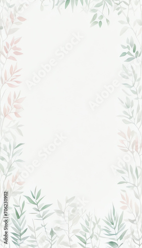 Minimalist pastel whimsical flower wedding graphic background