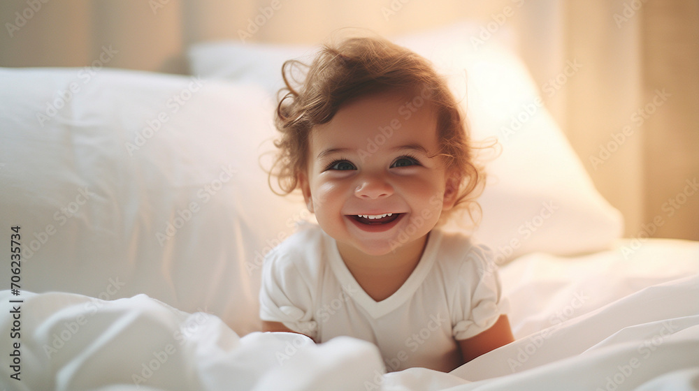 Sweet Innocence: Joyful Faces of Happy and Adorable Infants, Generative AI Sweet Innocence: Joyful Faces of Happy and Adorable Infants, Generative AI