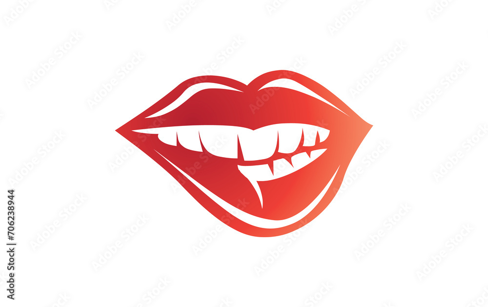 Lips care logo template vector icon design. Lips illustration. Lips care logo template vector icon design. Lips illustration.
