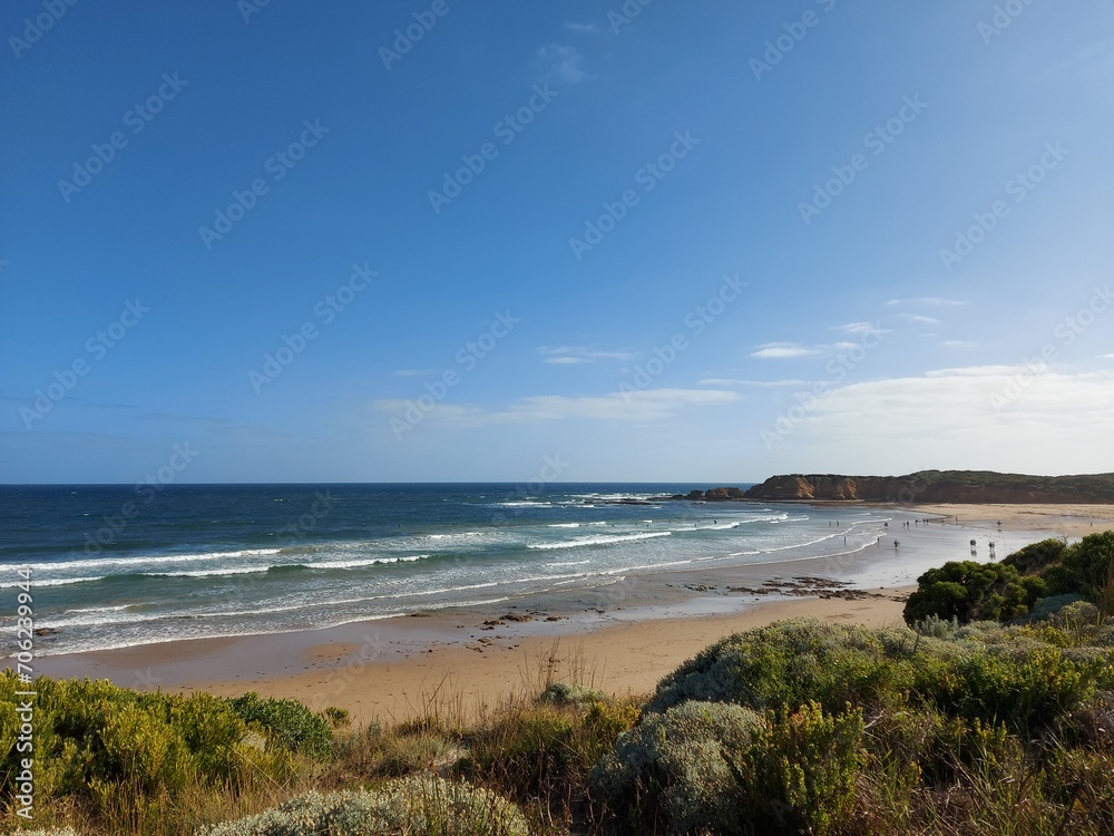 beach and sea