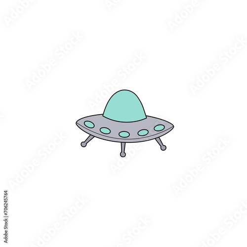 vector element outer space sticker vector