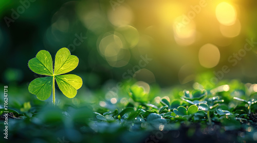 St. Patrick's Day, background with clover