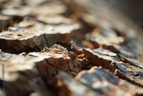 Cracked clay. Clay texture, close-up. Background