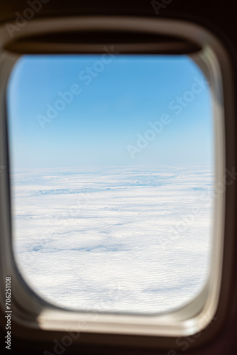 The view from the airplane window is a wonderful way to travel and relax © Iliya Mitskavets