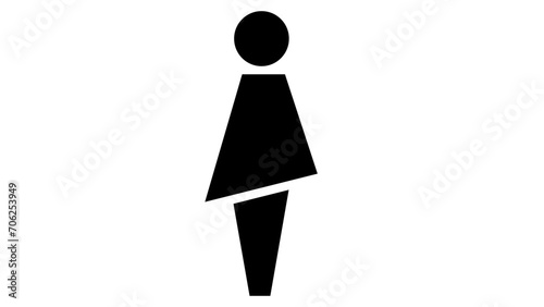 woman minimalist icon

