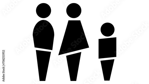 Man, Woman, Child Icon Pack
