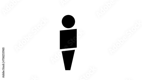 child minimalist icon
