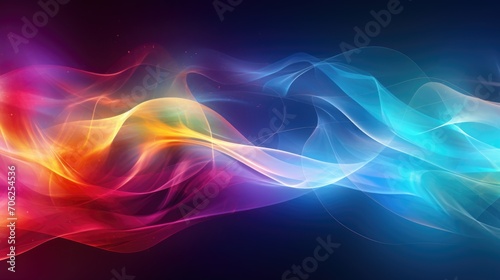 Multicolored Energy Flow Background