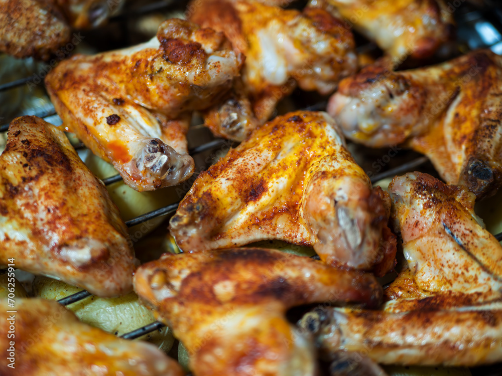 Delicious Roasted Chicken Wings on the Grill