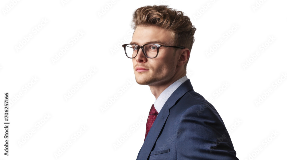 Businessman portrait isolated on transparent background. PNG Businessman portrait isolated on transparent background. PNG
