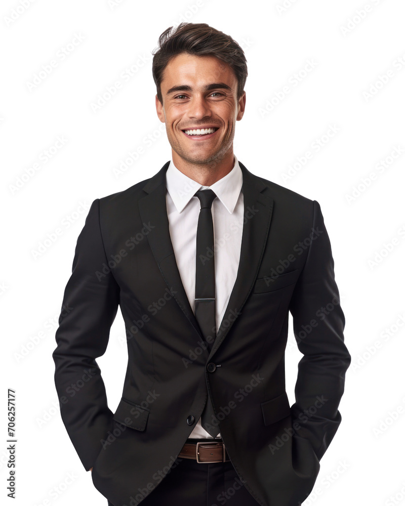 Businessman portrait isolated on transparent background. PNG Businessman portrait isolated on transparent background. PNG