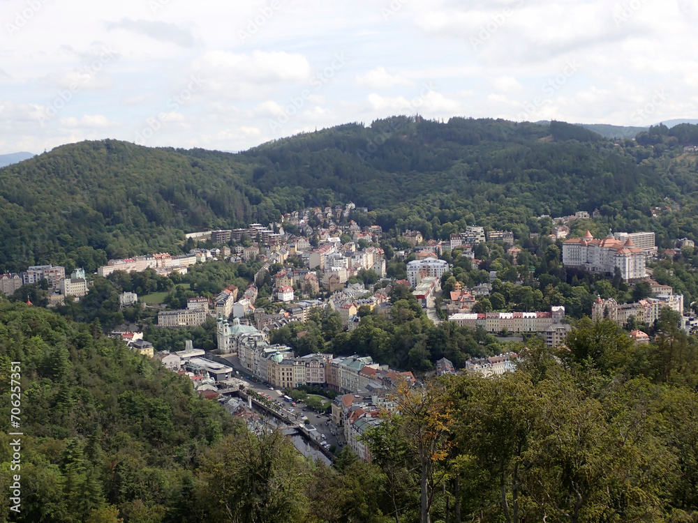 Townscape  in Czech Karlovy Vary