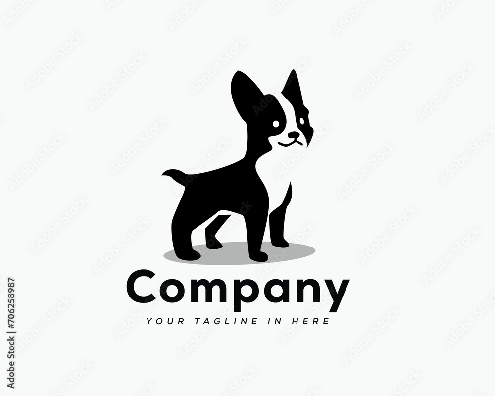 black art silhouette dog logo design template illustration inspiration black art silhouette dog logo design template illustration inspiration