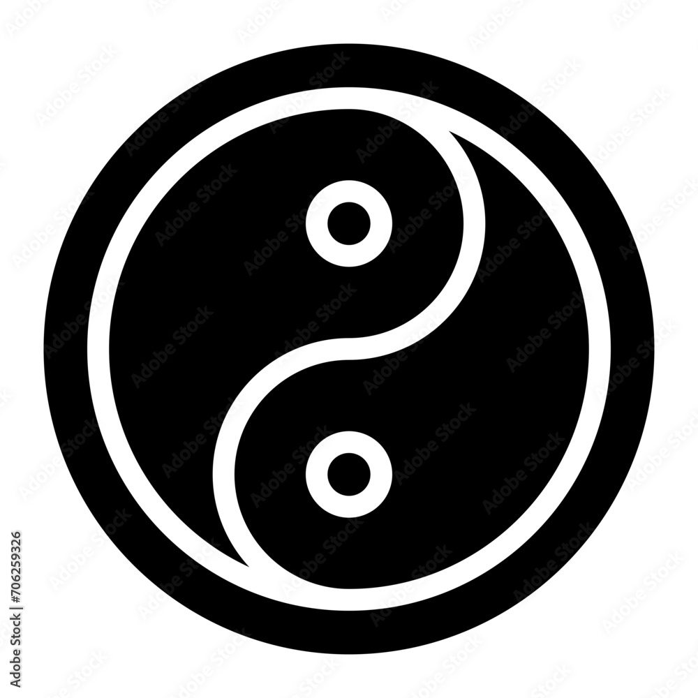 Fototapeta premium Yin Yang Symbol