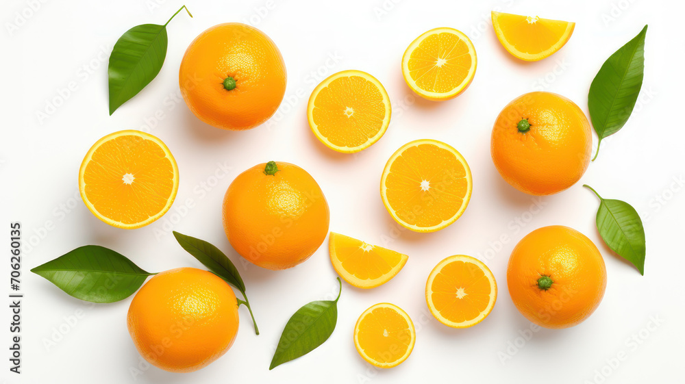 Orange Fruit isolated on white background Orange Fruit isolated on white background